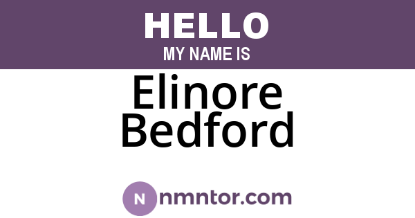 Elinore Bedford