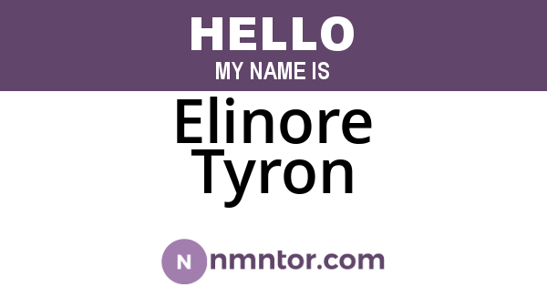 Elinore Tyron