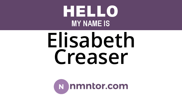 Elisabeth Creaser
