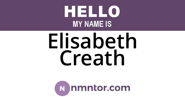 Elisabeth Creath