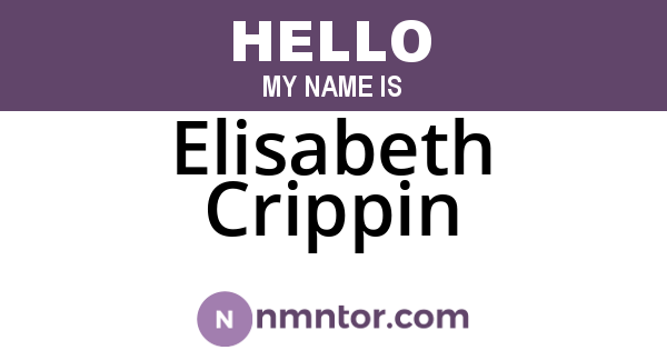 Elisabeth Crippin