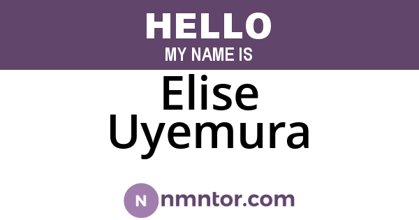 Elise Uyemura