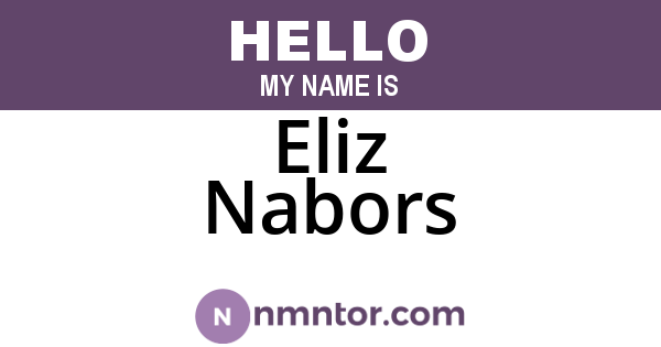 Eliz Nabors