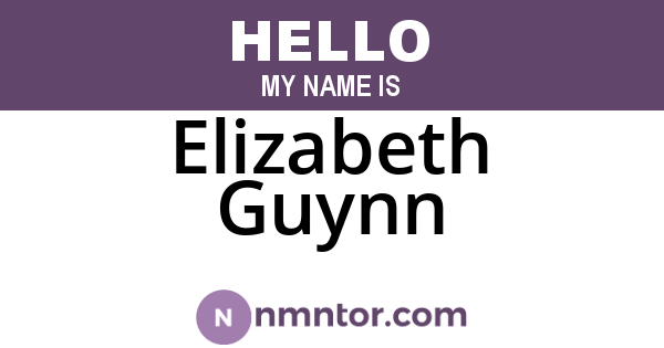 Elizabeth Guynn