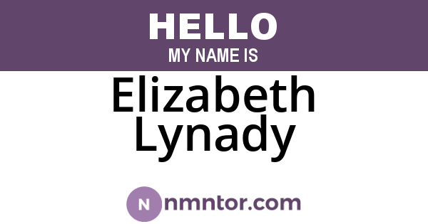 Elizabeth Lynady