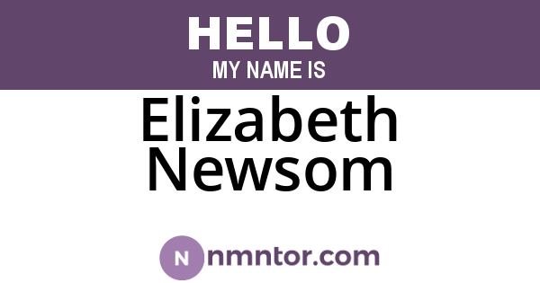 Elizabeth Newsom