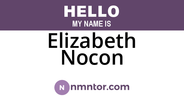 Elizabeth Nocon