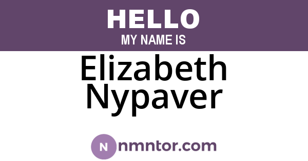 Elizabeth Nypaver