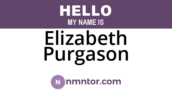 Elizabeth Purgason