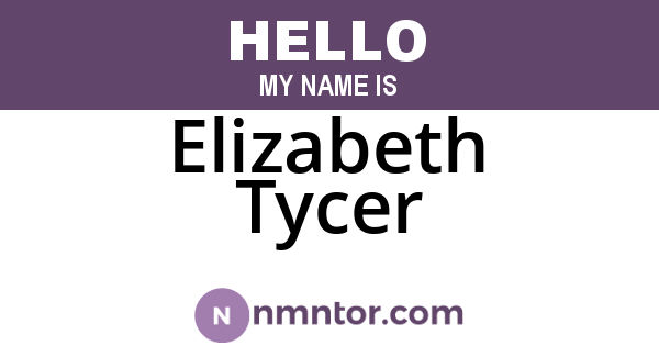 Elizabeth Tycer