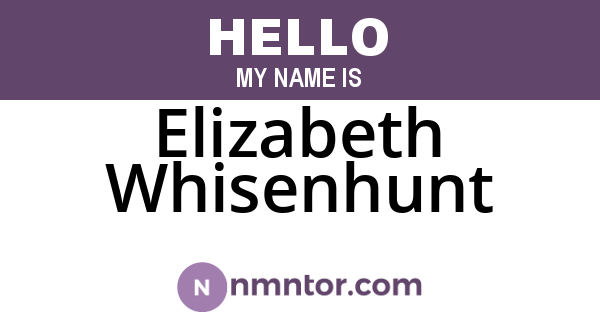 Elizabeth Whisenhunt