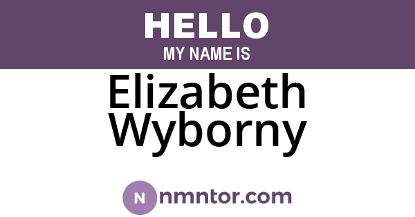 Elizabeth Wyborny