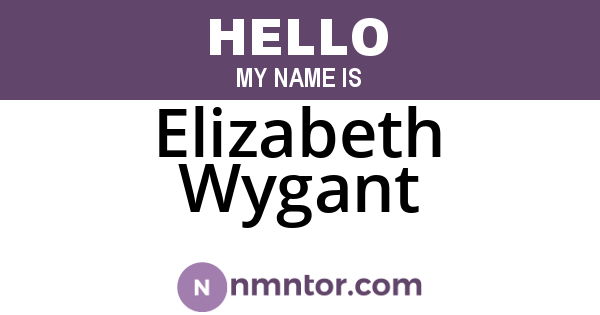 Elizabeth Wygant