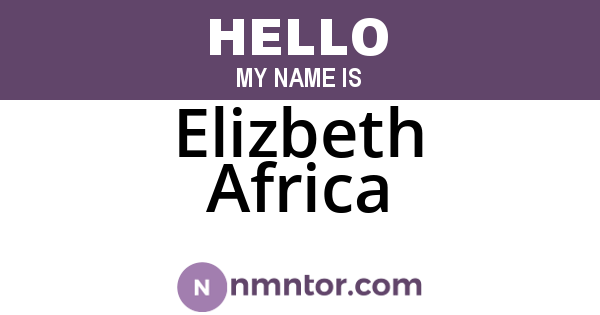Elizbeth Africa