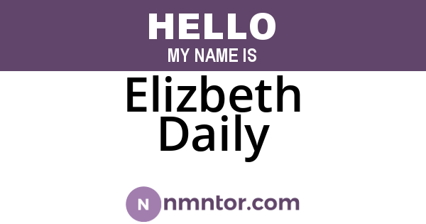 Elizbeth Daily