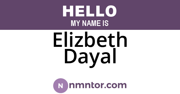 Elizbeth Dayal