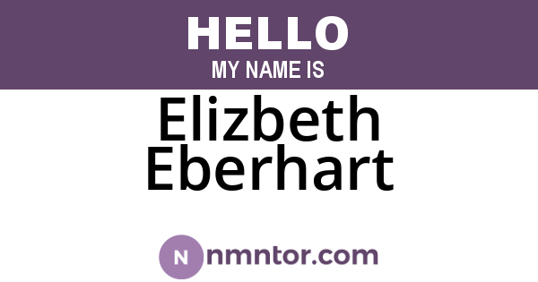 Elizbeth Eberhart