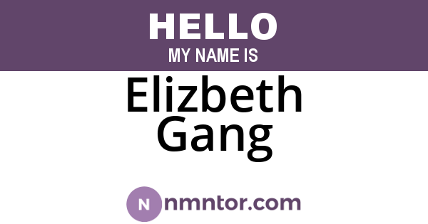 Elizbeth Gang