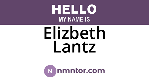 Elizbeth Lantz