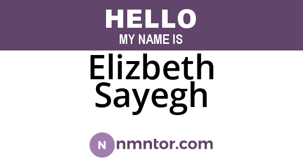 Elizbeth Sayegh