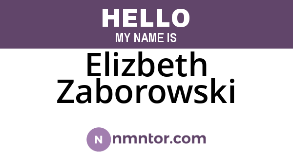 Elizbeth Zaborowski