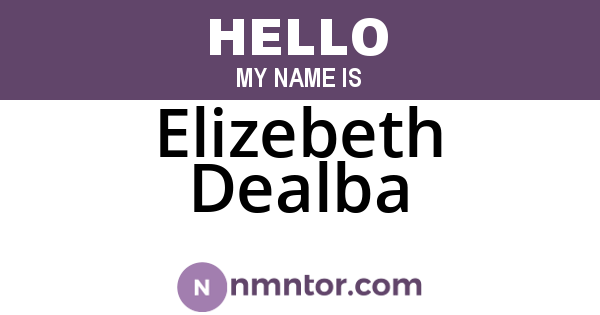 Elizebeth Dealba