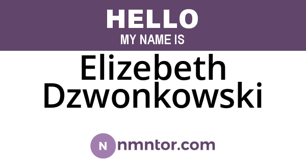 Elizebeth Dzwonkowski