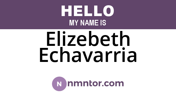 Elizebeth Echavarria