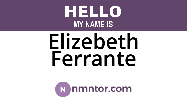 Elizebeth Ferrante