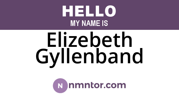 Elizebeth Gyllenband