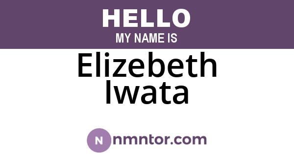 Elizebeth Iwata