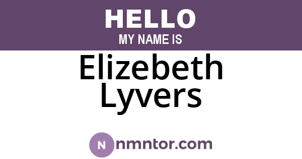 Elizebeth Lyvers