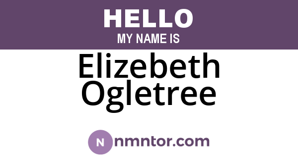 Elizebeth Ogletree