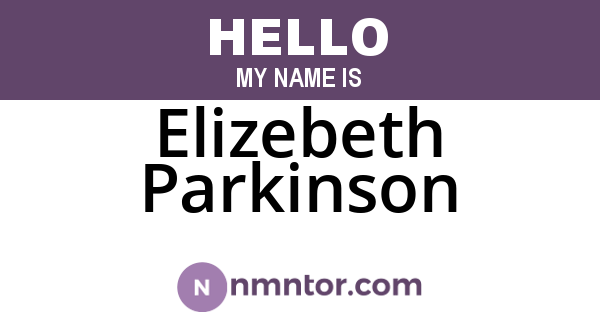 Elizebeth Parkinson