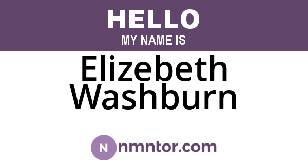 Elizebeth Washburn