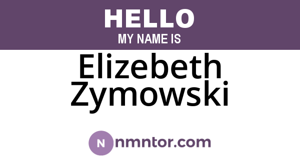 Elizebeth Zymowski