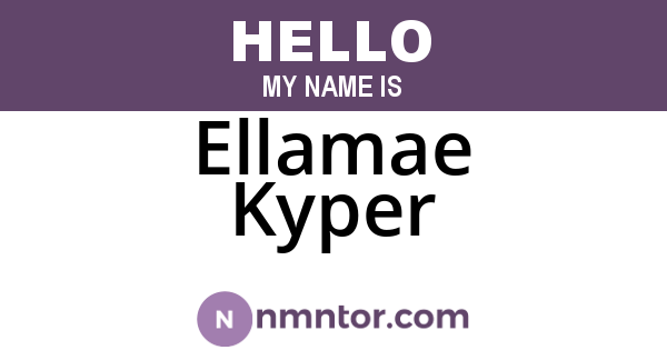 Ellamae Kyper