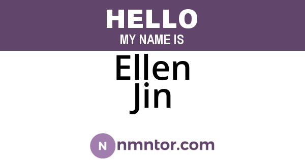 Ellen Jin