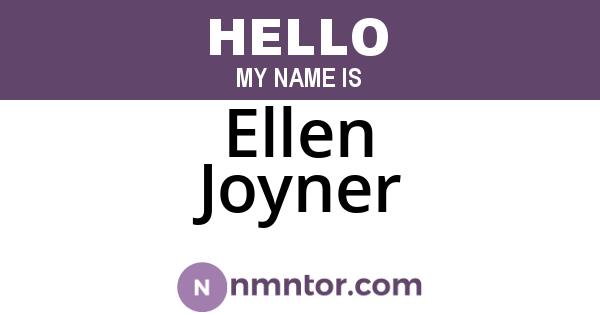 Ellen Joyner