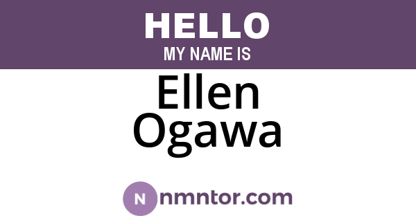 Ellen Ogawa