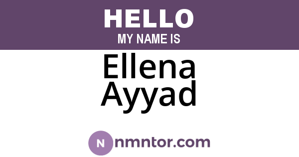 Ellena Ayyad