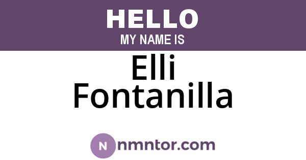 Elli Fontanilla
