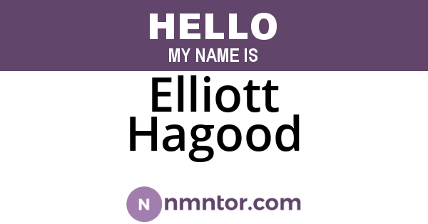 Elliott Hagood