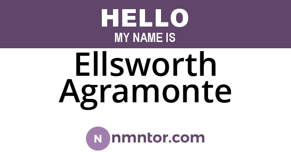 Ellsworth Agramonte