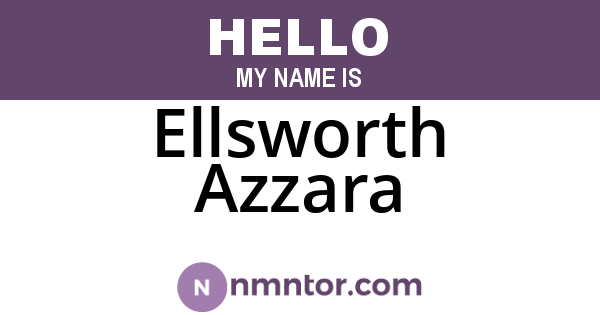 Ellsworth Azzara