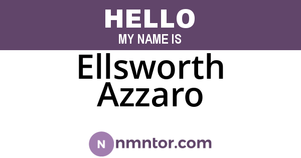 Ellsworth Azzaro