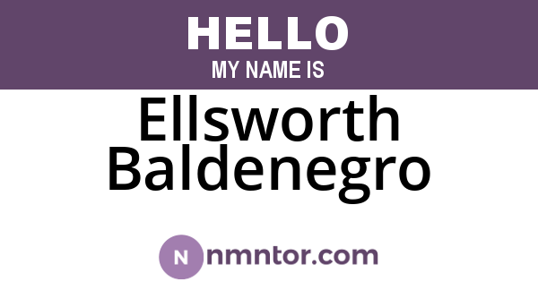 Ellsworth Baldenegro