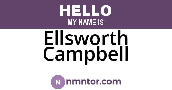 Ellsworth Campbell