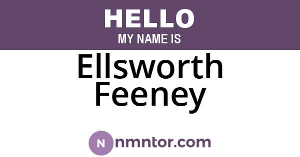 Ellsworth Feeney
