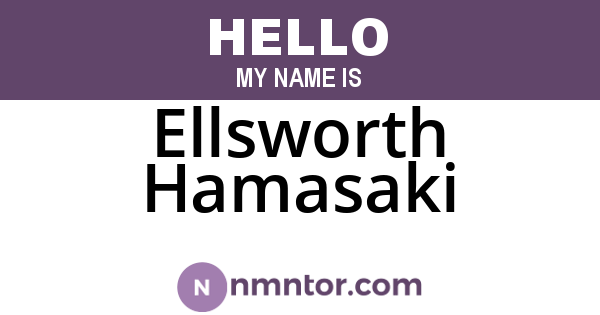 Ellsworth Hamasaki